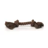 Jouets-Beeztees Corde coton 2 noeuds brun 125 g