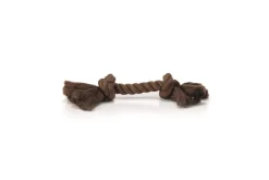 Jouets-Beeztees Corde coton 2 noeuds brun 125 g