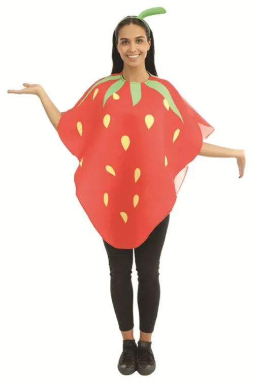 Déguisements Adultes-Euro Shop Costume adulte fraise - mousse - taille unique
