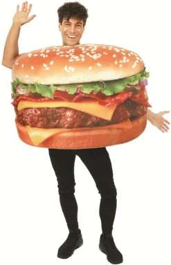 Déguisements Adultes-Euro Shop Costume adulte hamburger - mousse - taille unique
