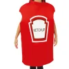 Déguisements Adultes-Euro Shop Costume adulte ketchup - mousse - taille unique