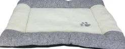 Dormir Confortablement-Euro Pet Coussin blanc/gris 92x57x5cm