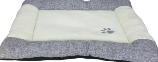 Dormir Confortablement-Euro Pet Coussin blanc/gris 92x57x5cm