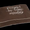 Dormir Confortablement-Designed by Lotte Coussin Serif brun 100 x 70 cm