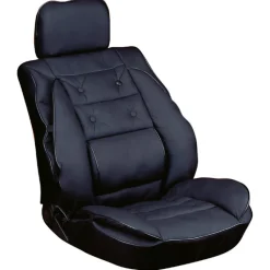 Housses De Si猫ge-Carpoint Coussin siège appui noir