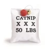 Jouets-Beeztees Coussinet de lin love catnip 10 cm
