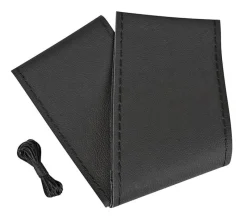 Accessoires-Euro Shop Couvre Volant Cuir Noir 37-39cm