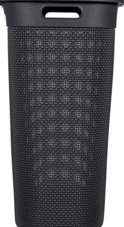 Box Et Panier À Linge-Curver Filo Panier à Linge avec Couvercle Anthracite - 55L