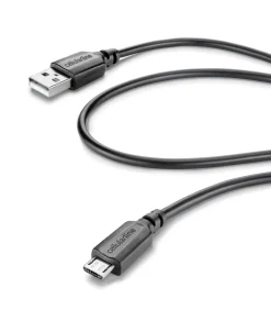 Accessoires Smartphone-Cellular Line Data Cable, Micro-Usb, Black
