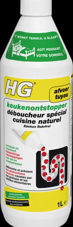 Produits De Nettoyage-HG Deboucheur cuisine 1 L