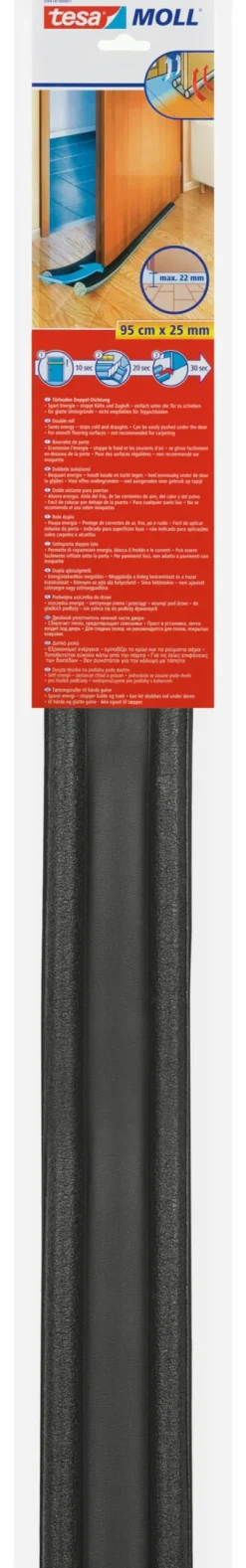 Rubans Adhésif-Tesa Dessous de porte pour les espaces jusqu'à 22 mm