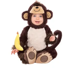 Déguisements Pour Bébés Et Jeunes Enfants-Euro Shop Déguisement bébé Singe - 12-18 mois