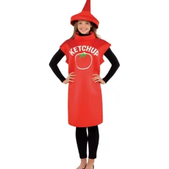 Déguisements Adultes-Euro Shop Déguisement Bouteille de Ketchup - M/L