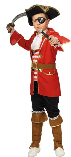 Déguisements Enfants-Partyline Déguisement Capitaine Pirate - Taille 116