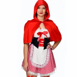 Déguisements Adultes-Partyline Déguisement Chaperon Rouge - Taille 38