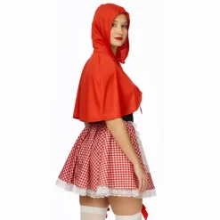 Déguisements Adultes-Partyline Déguisement Chaperon Rouge - Taille 38