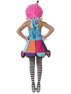Déguisements Adultes-Euro Shop Déguisement Clown Arc-en-ciel - Taille 36/38