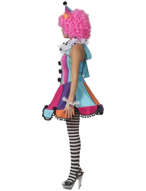 Déguisements Adultes-Euro Shop Déguisement Clown Arc-en-ciel - Taille 36/38