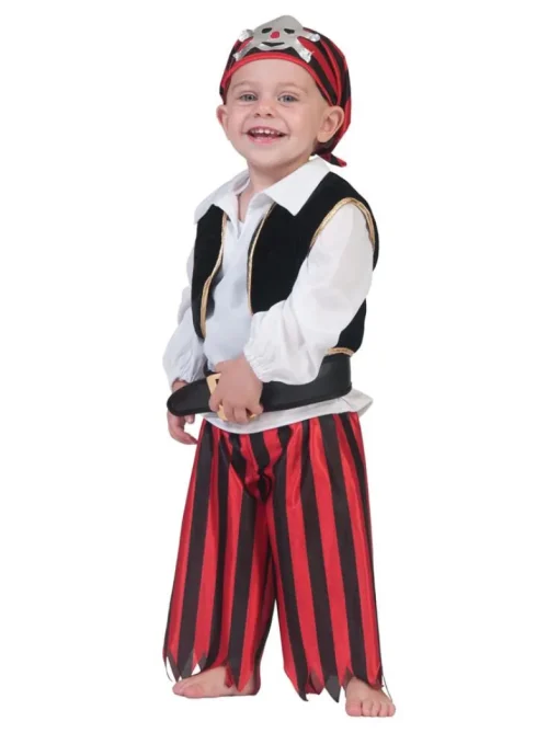 Déguisements Pour Bébés Et Jeunes Enfants-Euro Shop Déguisement de Pirate Bébé - Taille 86