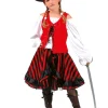 Déguisements Enfants-Euro Shop Déguisement de Pirate Coeur Noir Fille - Taille 140