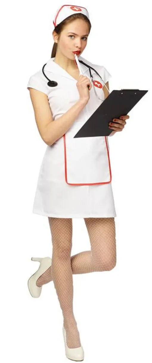 Déguisements Adultes-Partyline Déguisement d'infirmière - 2 pièces - Taille 42