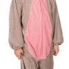 Déguisements Enfants-Partyline Déguisement Eléphant Peluche Enfant - Taille 128