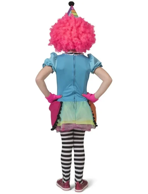 Déguisements Enfants-Euro Shop Déguisement enfant Clown arc-en-ciel Fille - Taille 116