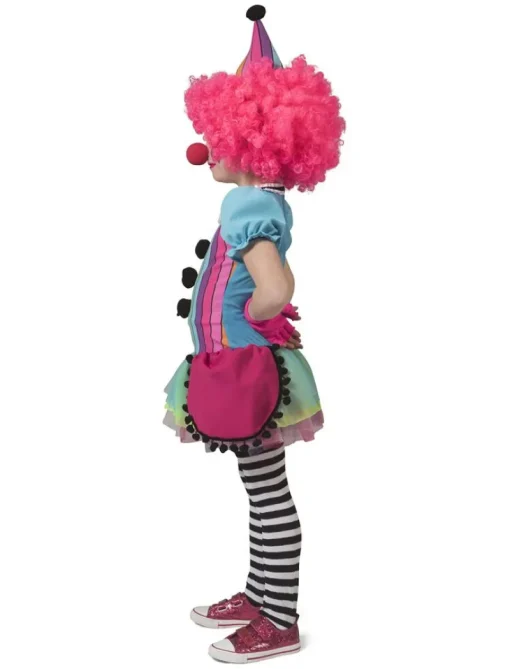 Déguisements Enfants-Euro Shop Déguisement enfant Clown arc-en-ciel Fille - Taille 116