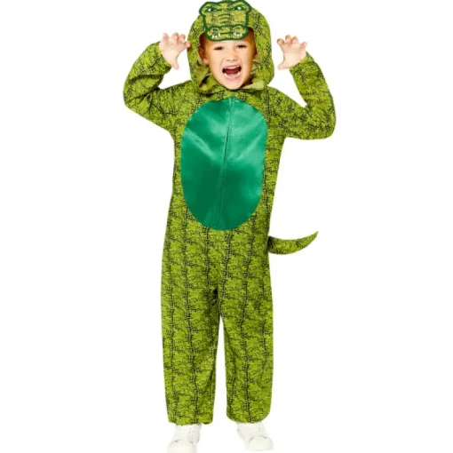 Déguisements Enfants-Euro Shop Déguisement enfant Crocodile Onesie - 3-4 ans