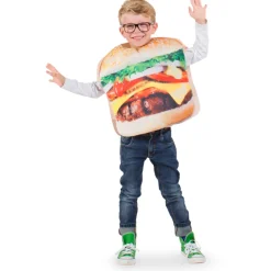 Déguisements Enfants-Folat Déguisement enfant Hamburger en mousse - Taille unique