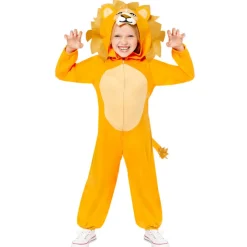 Déguisements Enfants-Euro Shop Déguisement enfant Lion Onesie - 4-6 ans