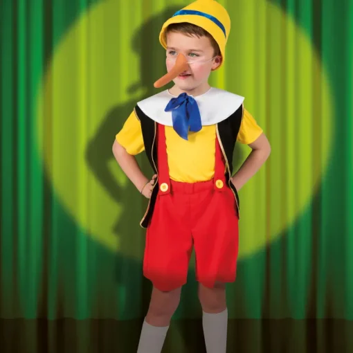 Déguisements Enfants-Euro Shop Déguisement enfant Pinocchio - Taille 128