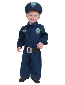 Déguisements Pour Bébés Et Jeunes Enfants-Euro Shop Déguisement Enfant Police Bleu - Taille 98