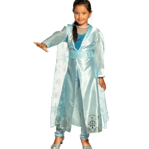 Déguisements Enfants-Euro Shop Déguisement Enfant Princesse Des Neiges - 7-9 ans