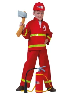 Déguisements Enfants-Euro Shop Déguisement enfant Sam le pompier - Taille 164