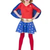 Déguisements Enfants-Euro Shop Déguisement enfant Super Girl - Taille 152