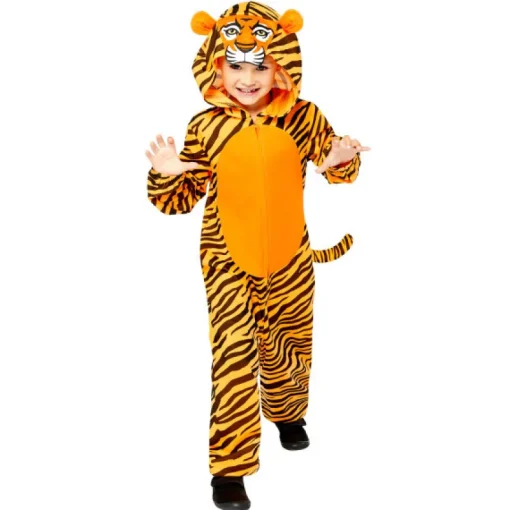 Déguisements Enfants-Euro Shop Déguisement enfant Tigre Onesie - 8-10 ans
