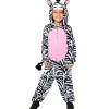 Déguisements Enfants-Euro Shop Déguisement enfant Zèbre Onesie - 4-6 ans