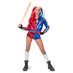 Déguisements Adultes-Euro Shop Déguisement Harley Quinn Femme - Taille 40/42