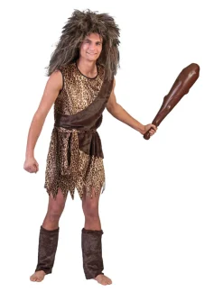 Déguisements Adultes-Euro Shop Déguisement Homme des Cavernes Vieux Chasseur - Taille 56/58