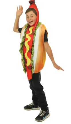 Déguisements Enfants-Euro Shop Déguisement hot-dog pour enfants - mousse - taille unique