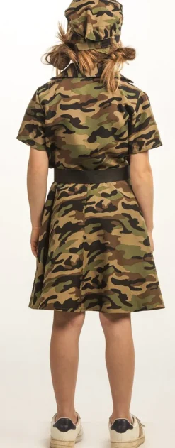 Déguisements Enfants-Partyline Déguisement Militaire Fille - Taille 152