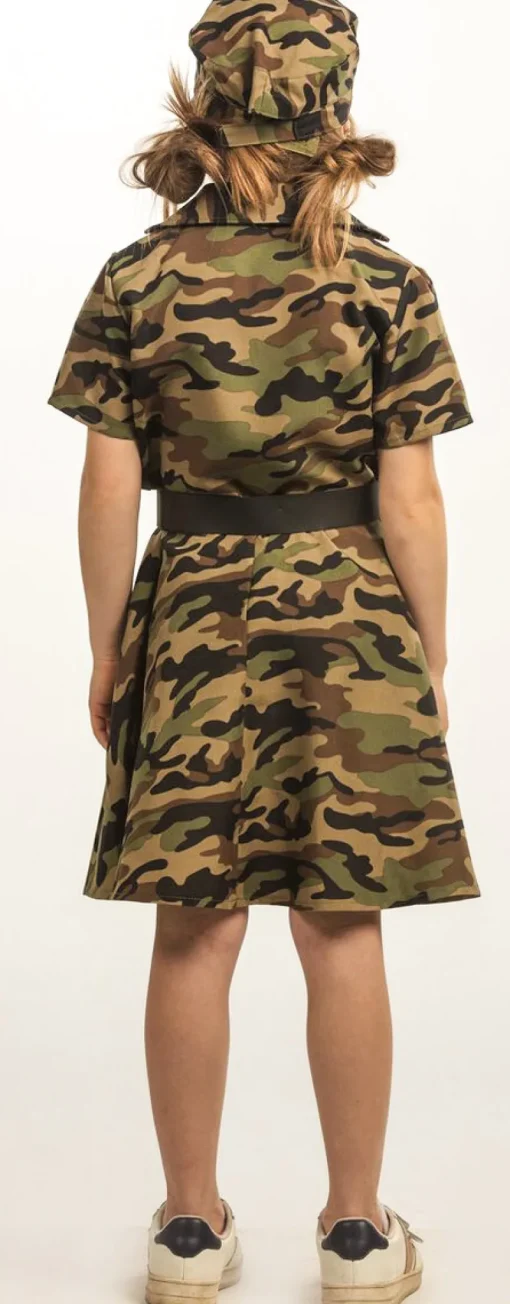 Déguisements Enfants-Partyline Déguisement Militaire Fille - Taille 152