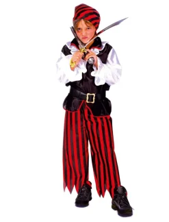 Déguisements Enfants-Euro Shop Déguisement Pirate Coeur Noir Garçon - Taille 117