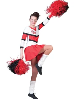 Déguisements Adultes-Euro Shop Déguisement pom-pom girl Cherry - Taille 36/38