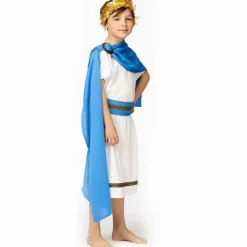 Déguisements Enfants-Partyline Déguisement Robe Romaine Enfant - Taille 164