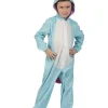 Déguisements Enfants-Euro Shop Déguisement Unicorn Blue Berry Onesie - Taille 140