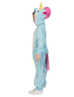 Déguisements Enfants-Euro Shop Déguisement Unicorn Blue Berry Onesie - Taille 140