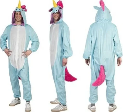 Déguisements Adultes-Euro Shop Déguisement Unicorn Onesie - Taille unique