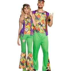 Déguisements Adultes-Euro Shop Déguisement Woodstock Hippie Femme - M